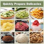 10-Cup Food Processor with Digital Timer and Chopper