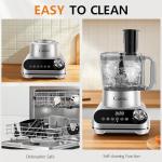 Camic 600W Food Processor with 6 Preset Programs