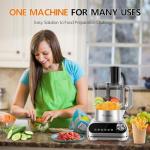 Camic 600W Food Processor with 6 Preset Programs