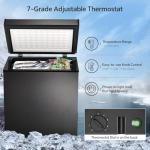 Kismile 1.8 Cu. Ft. Compact Chest Freezer