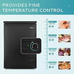 EUHOMY 3.5 Cu.Ft Mini Chest Freezer with Basket