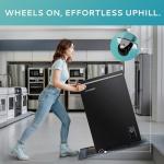 EUHOMY 3.5 Cu.Ft Compact Chest Freezer with Wheels