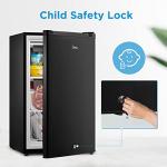 Midea 3.0 Cubic Feet Black Upright Freezer