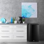 Midea 3.0 Cubic Feet Black Upright Freezer