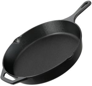 12-Inch Pre-Seasoned Cast Iron Frying Pan