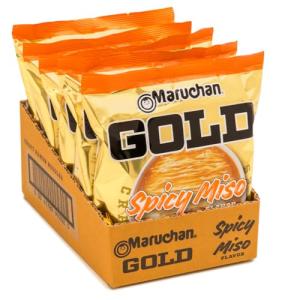 Maruchan Gold Spicy Miso Ramen Noodles, 5 Pack