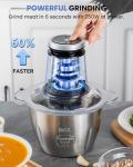 LINKChef 8-Cup Electric Food Processor and Chopper