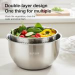 Stainless Steel Salad Spinner - 6L Capacity