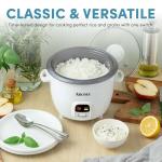 Aroma 3-Cup Rice Cooker, Oatmeal & Soup Maker