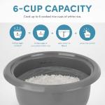 Aroma 3-Cup Rice Cooker, Oatmeal & Soup Maker