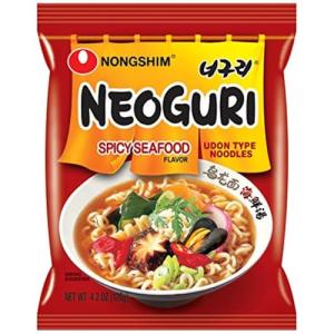 Nongshim Neoguri Spicy Seafood Udon Noodles, 10-Pack