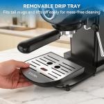 Compact 20 BAR Espresso Machine with Milk Frother