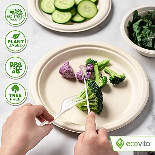 Ecovita Compostable Cutlery Set - 380 Utensils