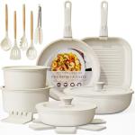 Astercook 23-Piece Stackable Non-Stick Cookware Set