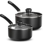 Utopia Nonstick Saucepan Set - 1qt & 2qt