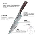 Dfito 9-Piece Professional Chef Knife Set