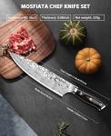 MOSFiATA 8" Super Sharp Chef's Knife Set
