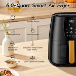 AboveMoon 5.8 QT Digital Air Fryer with Window