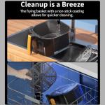 AboveMoon 5.8 QT Digital Air Fryer with Window