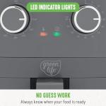 GreenLife 4.5QT PFAS-Free Air Fryer with Dial