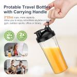 KOIOS 900W Personal Blender with 2 Portable Cups