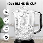Bear 700W Smoothie Blender with 40oz Cup