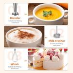 KOIOS 1000W 3-in-1 Immersion Blender with Whisk