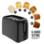 OVENTE 2-Slice Compact Electric Toaster with Crumb Tray