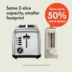 Bella 2-Slice Slim Toaster with 6 Shade Settings