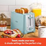 BELLA Aqua 2 Slice Toaster with Extra Wide Slots