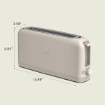 Bella 2-Slice Slim Toaster with 6 Shade Settings