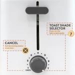 Cool Touch Toaster with 7 Settings and Crumb Tray