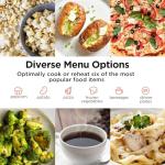 BLACK+DECKER 0.9 Cu Ft Microwave Oven with Auto Menus