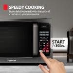 TOSHIBA 0.9 Cu Ft Microwave Oven with Auto Menus