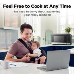 BLACK+DECKER 0.9 Cu Ft Microwave Oven with Auto Menus