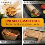 Precut Non-Stick Parchment Paper Sheets, 120 Pcs