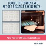 Silicone Baking Mat Set for Macarons and More