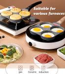 HUPECHAM Nonstick 4-Cup Egg Frying Pan