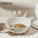 Carote 12.5-Inch Nonstick Deep Frying Pan with Lid