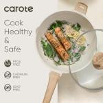 Carote 12.5-Inch Nonstick Deep Frying Pan with Lid