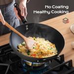 13-Inch Nonstick Carbon Steel Wok with Lid