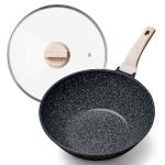 CAROTE 12'' Non-Stick Wok with Lid
