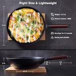 Pre-Seasoned 13-Inch Nonstick Carbon Steel Wok