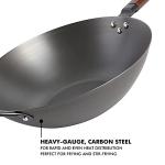 Babish 14-Inch Carbon Steel Wok and Stir Fry Pan