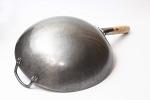 Hand Hammered Carbon Steel Wok with Helper Handle