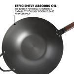 Babish 14-Inch Carbon Steel Wok and Stir Fry Pan
