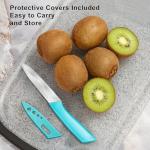 Henriqua 4-Piece Paring Knife Set with Covers