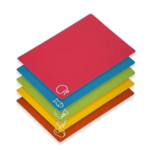 5-Piece Flexible BPA-Free Cutting Board Set
