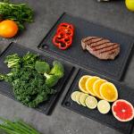 3-Piece Non-Slip Plastic Cutting Board Set