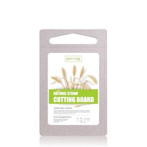 Eco-Friendly Wheat Straw Cutting Board with Juice Groove